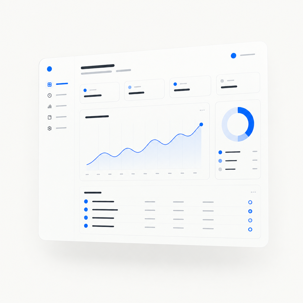 Minimal product interface mockup by Forma UX